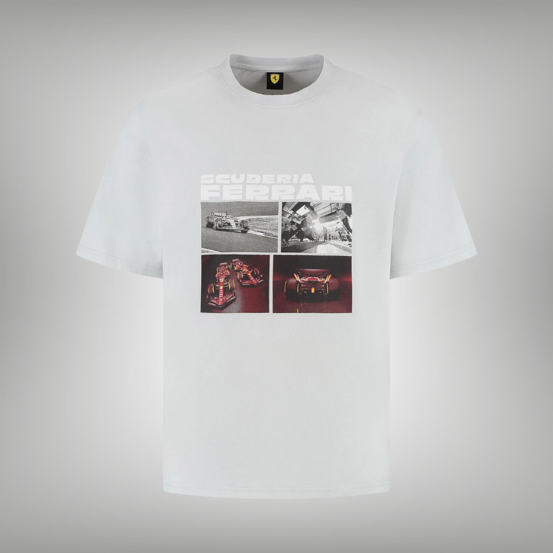 Scuderia Ferrari Grey T-Shirt