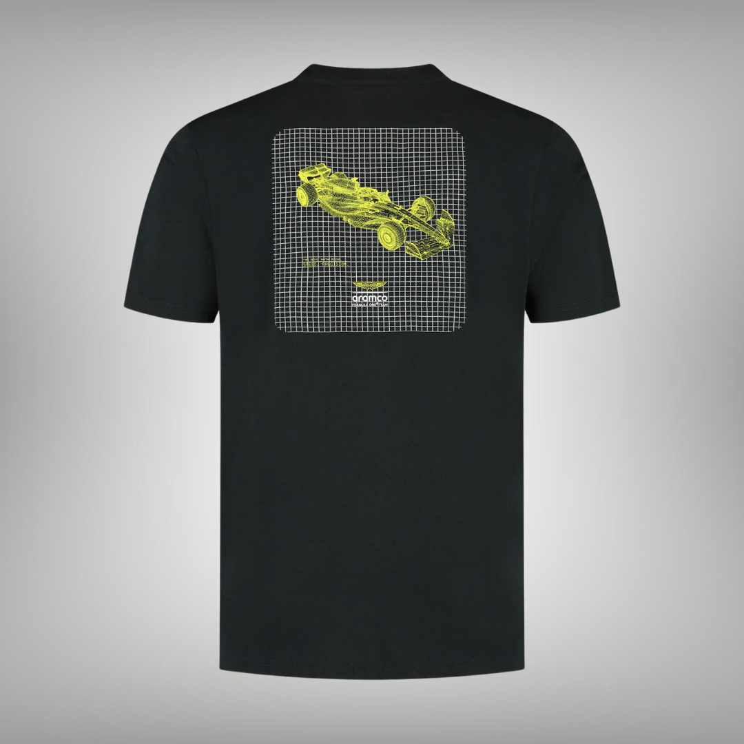 Aston Martin F1 Team Wireframe Graphic T-shirt
