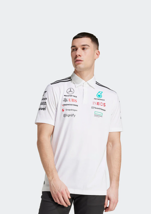 Mercedes 2025 Team Polo White