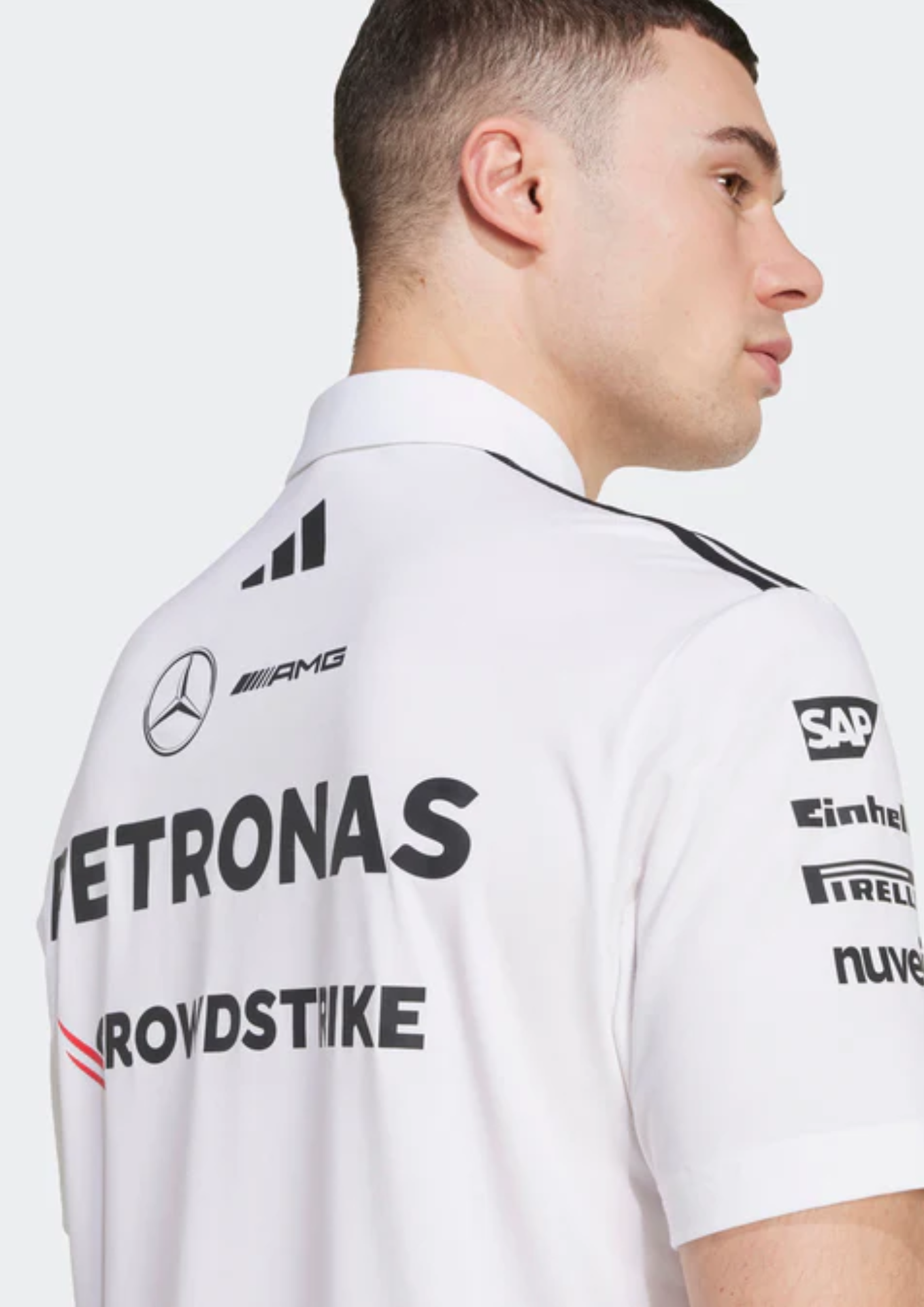 Mercedes 2025 Team Polo White