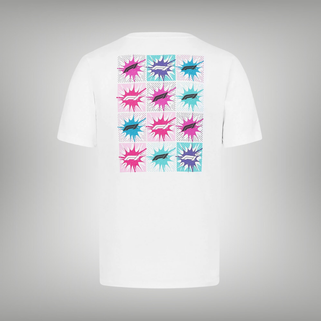 F1 Halftone Graphic T-shirt