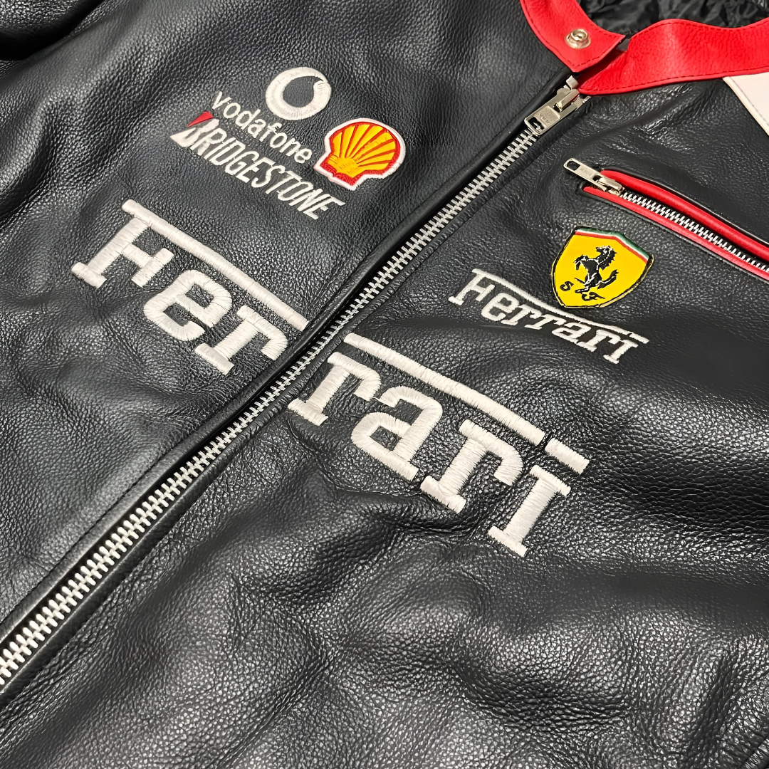 Ferrari "Cavallino" Leather Jacket