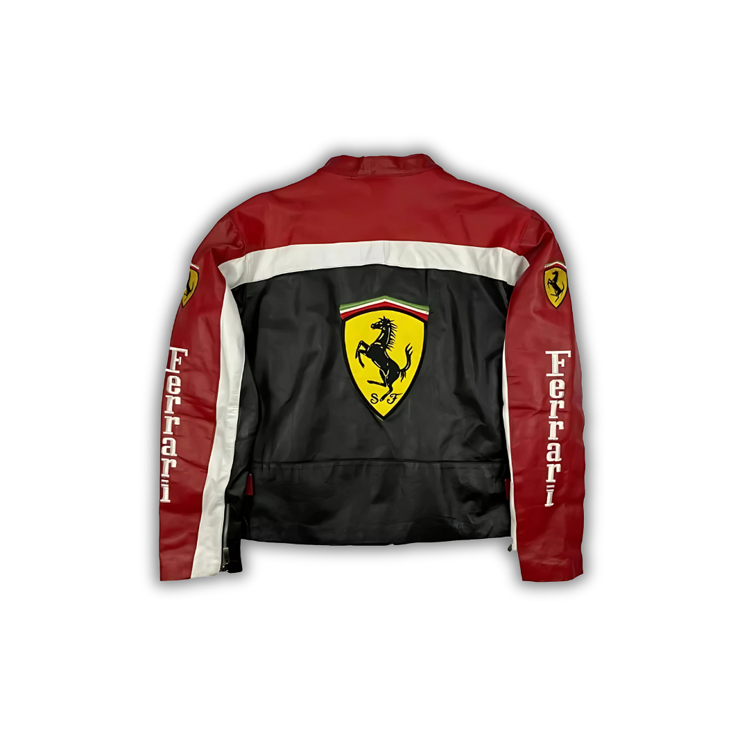 Ferrari "Cavallino" Leather Jacket