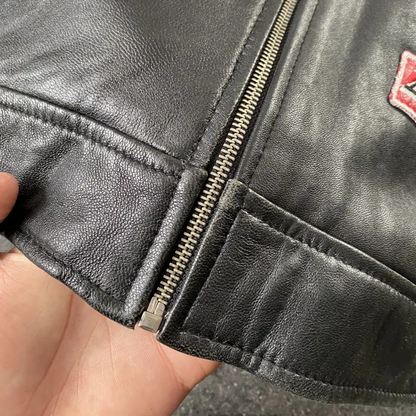 Ferrari "Celeste" Leather Jacket