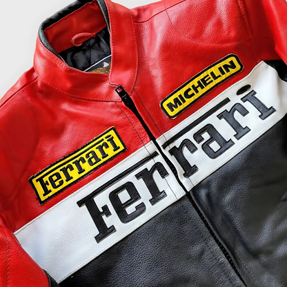 Ferrari "Noblezza" Leather Jacket